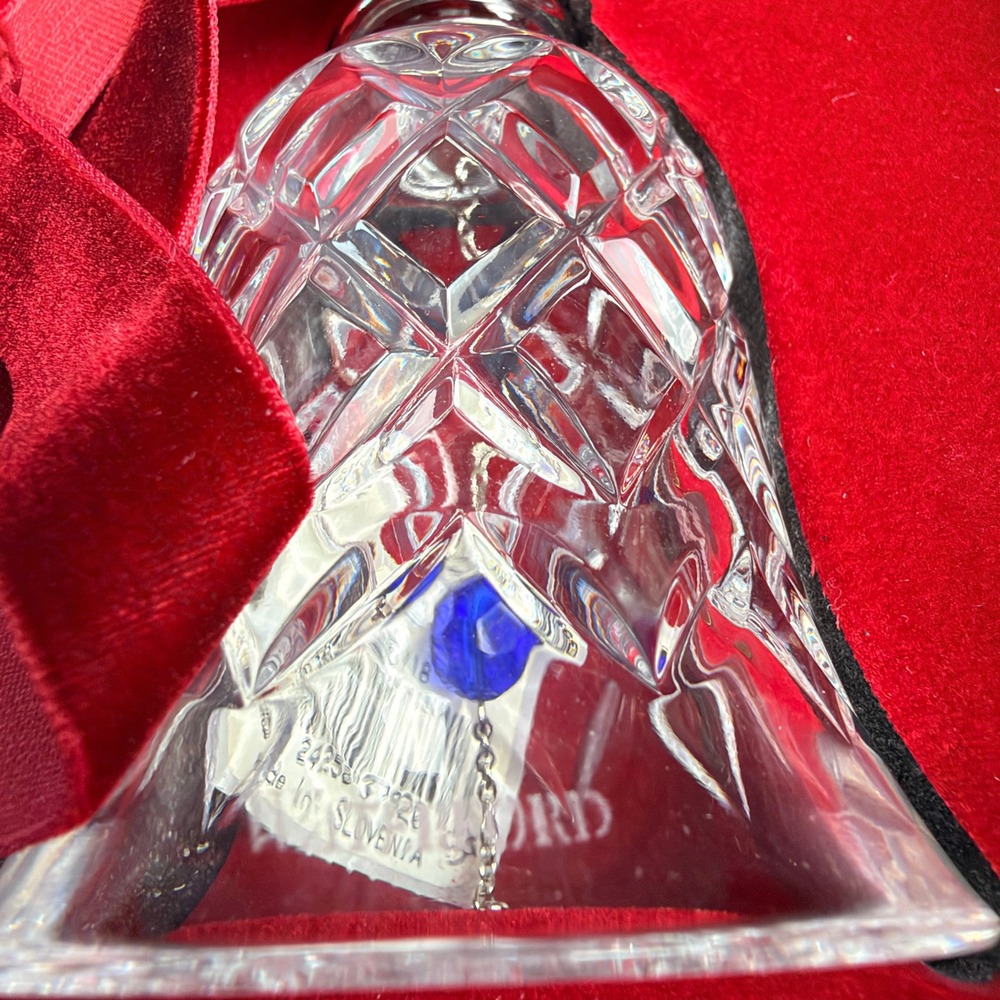 Waterford Crystal 12 Days of Christmas 4th Ed Calling Birds Bell Ornament 136118